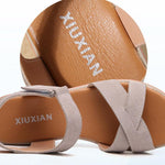 Wedge flat student sandals - Heritage cosmetics and beauty care