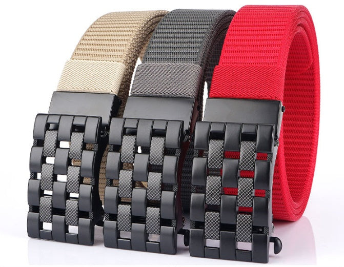 Automatic buckle nylon belt - Heritage cosmetics and beauty care