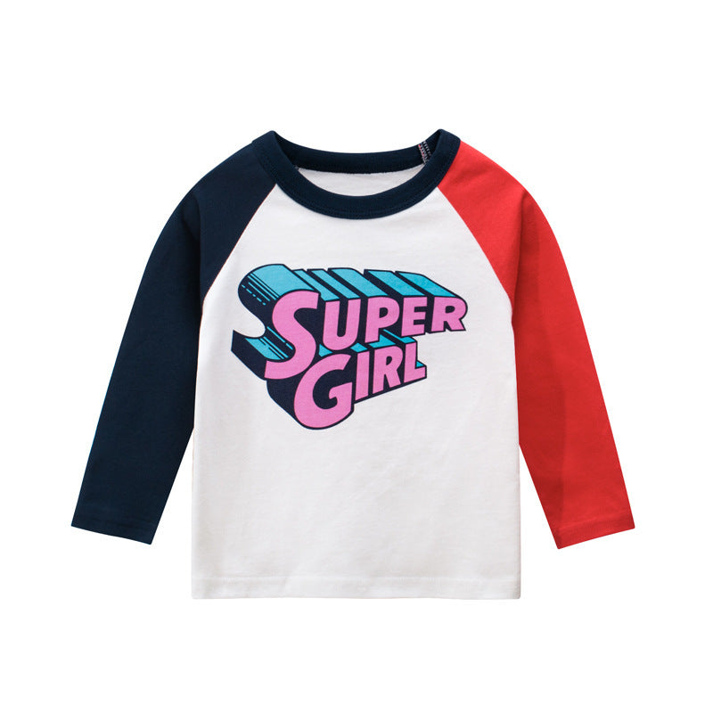 Children's Wear Autumn Children's Long Sleeve T-Shirt Girls' Clothes - Heritage cosmetics and beauty care