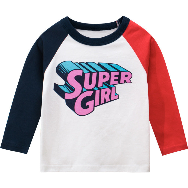 Children's Wear Autumn Children's Long Sleeve T-Shirt Girls' Clothes - Heritage cosmetics and beauty care