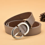 All-Match Belt pure Cowhide Korean Style Simple Pin Buckle Belt - Heritage cosmetics and beauty care