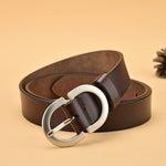 All-Match Belt pure Cowhide Korean Style Simple Pin Buckle Belt - Heritage cosmetics and beauty care