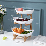 Multi-layer Fruit Rack And Dried Fruit Tray Coffee Table