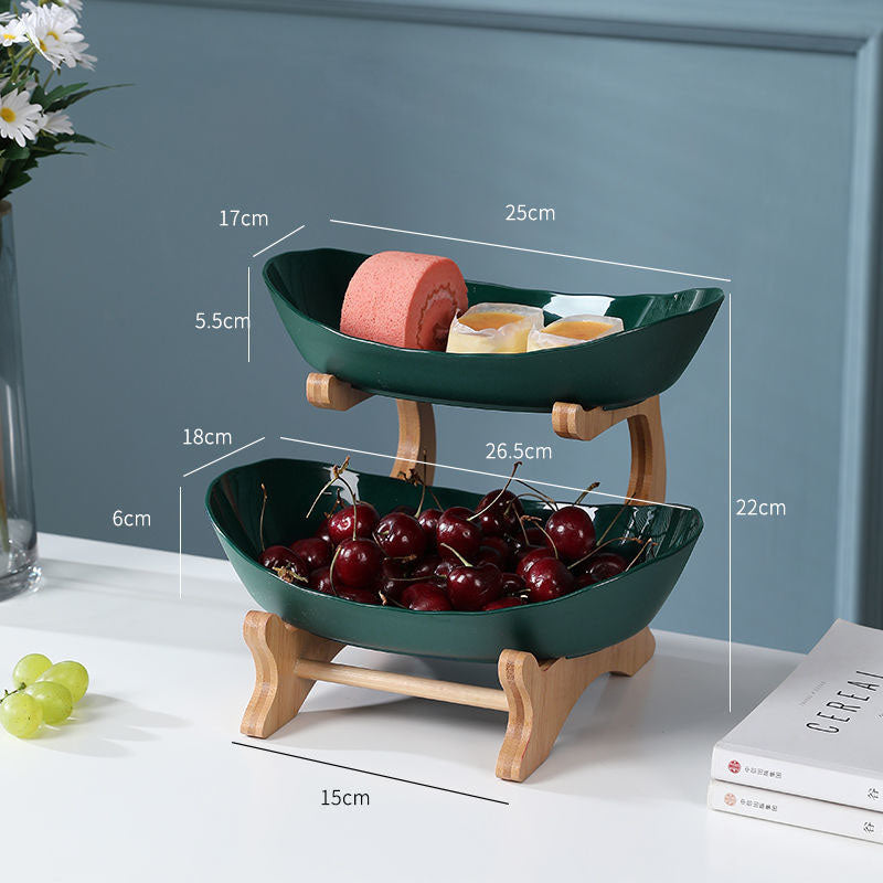 Multi-layer Fruit Rack And Dried Fruit Tray Coffee Table