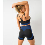 Sports Running Seamless Fitness Bra Set Women - Heritage cosmetics and beauty care