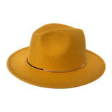 Women's Trendy Hats Gold Buckle Jazz Hat - Heritage cosmetics and beauty care