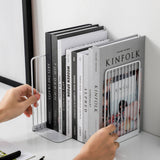 Scandinavian Style Simple Wrought Iron Bookend Office Supplies - Heritage cosmetics and beauty care