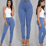 Fashion elastic jeans women leggings ladies - Heritage cosmetics and beauty care