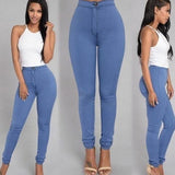 Fashion elastic jeans women leggings ladies - Heritage cosmetics and beauty care