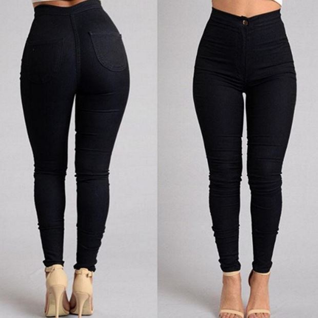 Fashion elastic jeans women leggings ladies - Heritage cosmetics and beauty care