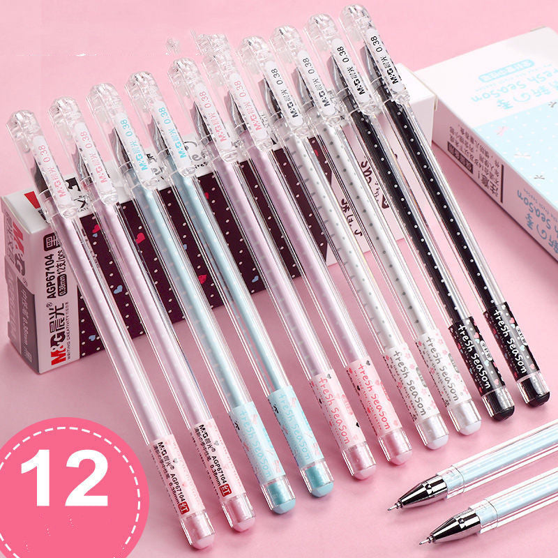 Neutral Pen Black Signature Pen Student Use Cute Cartoon Small Fresh Syringe Pen - Heritage cosmetics and beauty care