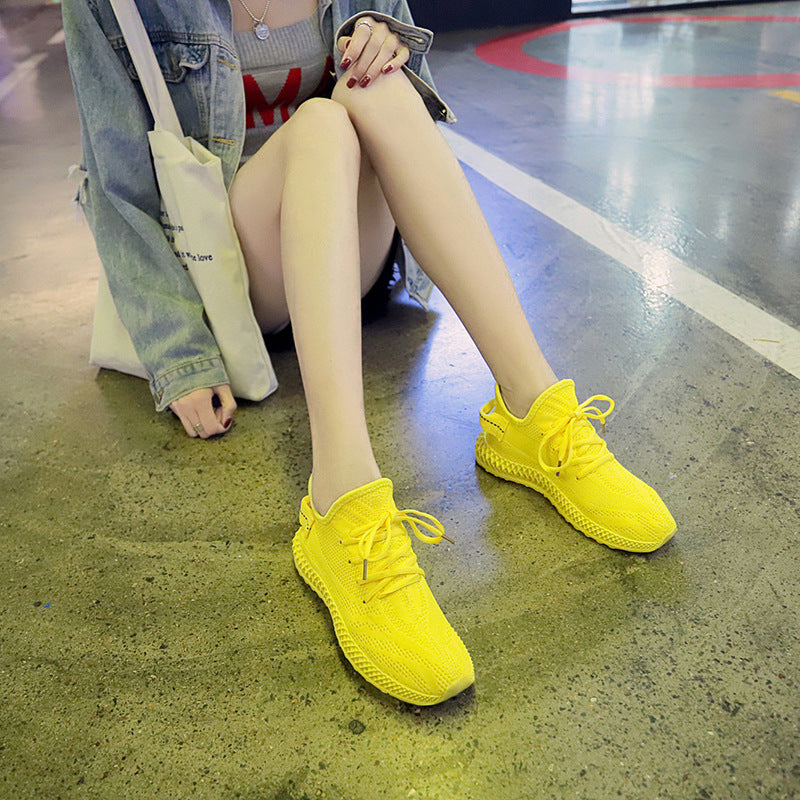 Fashion Candy Color Women Sneakers Tenis Feminino Casual Shoes Women Breathable Mesh Sneakers Women Yellow Red Basket Femme - Heritage cosmetics and beauty care