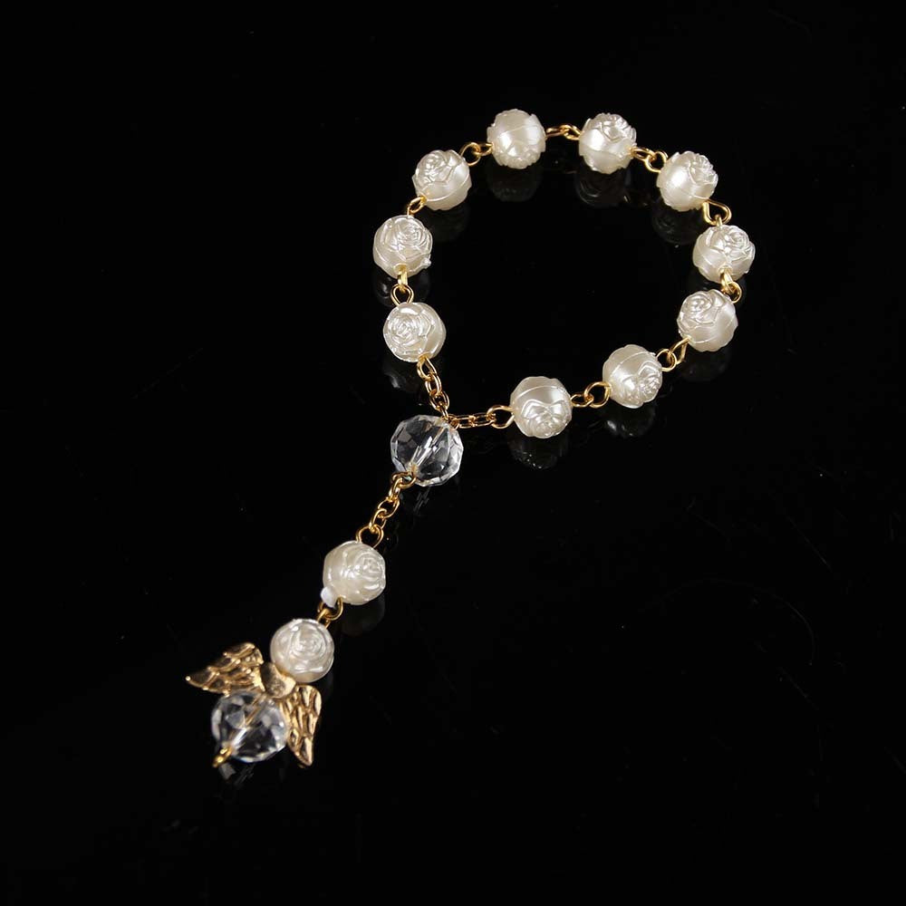 Angel rosary christening baptism Bracelets - Heritage cosmetics and beauty care