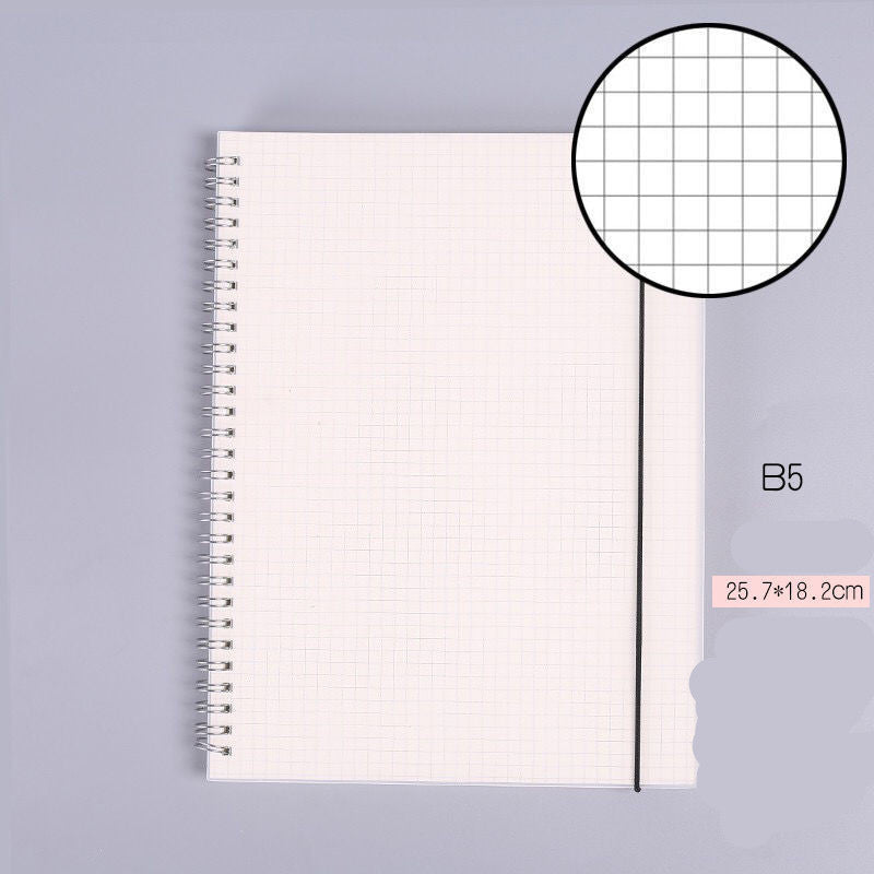 B5 Coil Grid Book Super Thick And Simple High School And College Student Classroom Notebooks Postgraduate Entrance Examination Grid Wrong Question Grid Book - Heritage cosmetics and beauty care