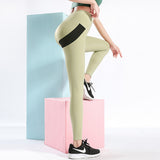 Sexy Heart Yoga Pants Women Patchwork Yoga Leggings Women - Heritage cosmetics and beauty care