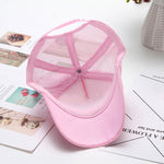 Children's Hats Korean Girl Summer Caps Breathable Mesh Visor Baseball Cap Beach Sunscreen Princess Hat - Heritage cosmetics and beauty care