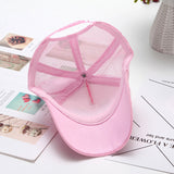 Children's Hats Korean Girl Summer Caps Breathable Mesh Visor Baseball Cap Beach Sunscreen Princess Hat - Heritage cosmetics and beauty care