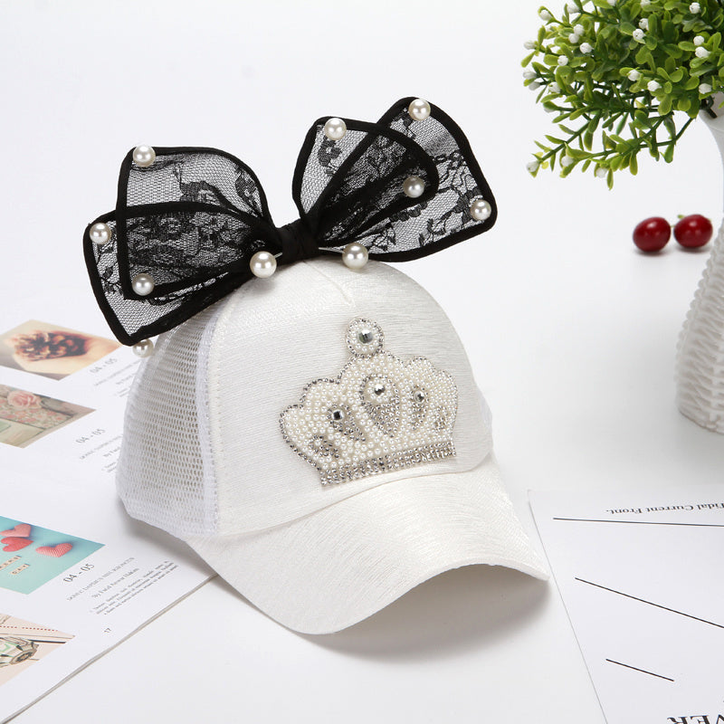 Children's Hats Korean Girl Summer Caps Breathable Mesh Visor Baseball Cap Beach Sunscreen Princess Hat - Heritage cosmetics and beauty care