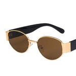 European And American Oval Sunglasses Small Frame Hip Hop Sunglasses - Heritage cosmetics and beauty care