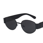 European And American Oval Sunglasses Small Frame Hip Hop Sunglasses - Heritage cosmetics and beauty care