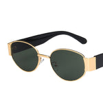 European And American Oval Sunglasses Small Frame Hip Hop Sunglasses - Heritage cosmetics and beauty care