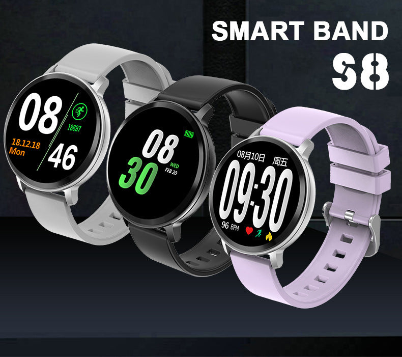 S8 Smart Bracelet Fitness Tracker Heart Rate Waterproof - Heritage cosmetics and beauty care