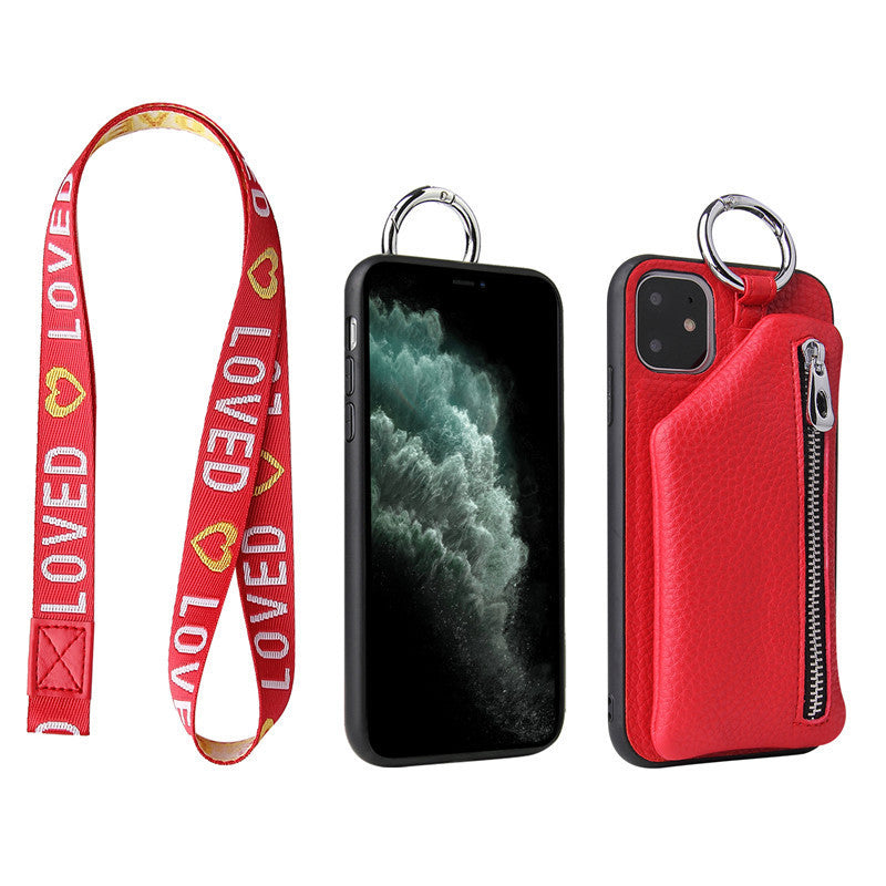 Compatible WithApple, Compatible WithApple , PU Leather Strap Cord Coin Purse Phone Cases ForiPhone XR X XS 12PRO 11 PRO MAX 7 8 PLUS SE Crossbody Neck Lanyard Wallet Cover Heritage cosmetics and beauty care