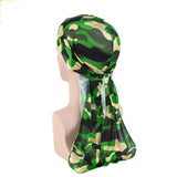 Faux Silk Camouflage Bandage Pirate Hat - Heritage cosmetics and beauty care