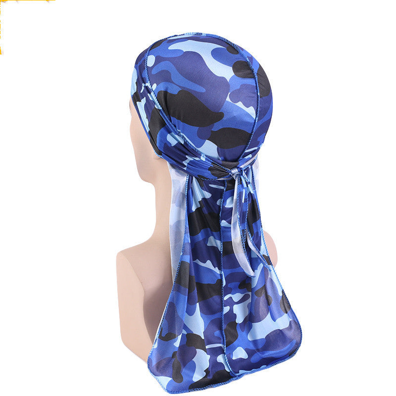 Faux Silk Camouflage Bandage Pirate Hat - Heritage cosmetics and beauty care