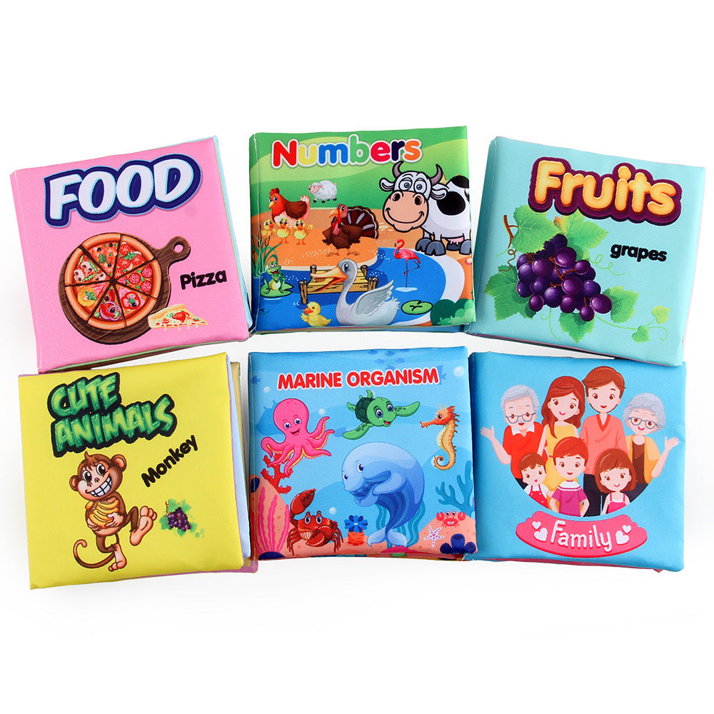 Cloth Books Soft Baby Sound Books Early Learning Educational Toys 0 -12 Months - Heritage cosmetics and beauty care