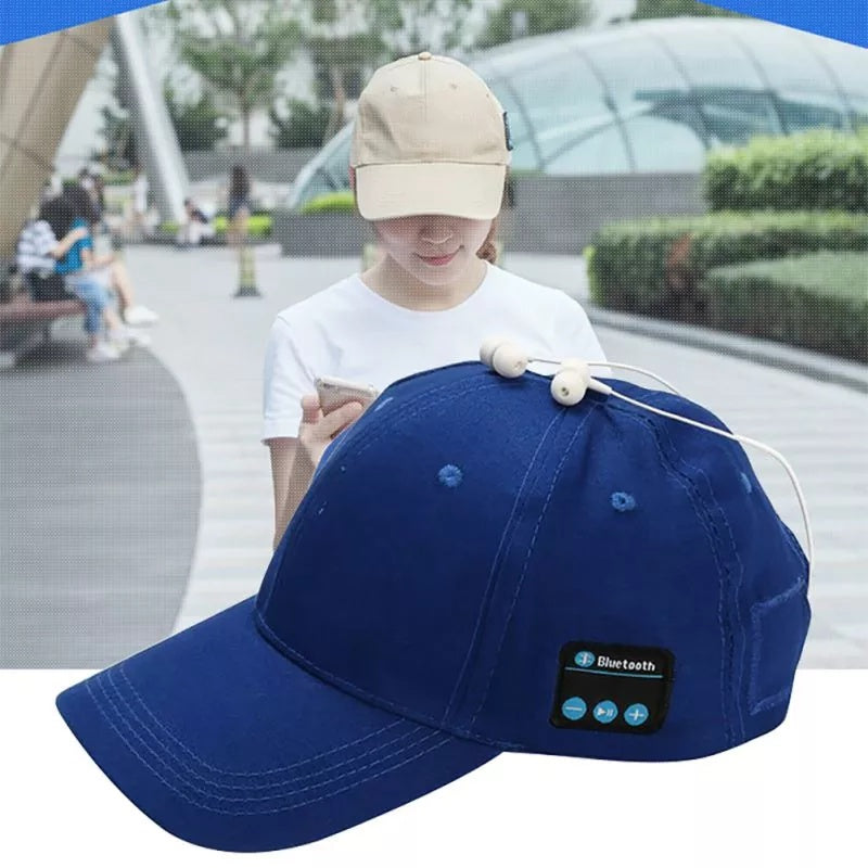 Wireless Headphones Bluetooth Earphone MusicCap Men Women Outdoor Leisure Hands-free Call Baseball Hat For Mobile Phone - Heritage cosmetics and beauty care