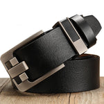 Vintage Men's Leather Belt With Buckle - Heritage cosmetics and beauty care