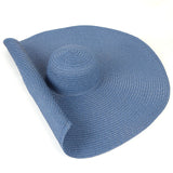 25CM Wide Brim Oversized Beach Hats For Women Large Straw Hat UV Protection - Heritage cosmetics and beauty care