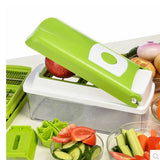 12pcs Multifunctional Vegetable Chopper Handle Food Grate Food Chopper Vegetable Slicer Dicer Cut Kitchen Gadgets