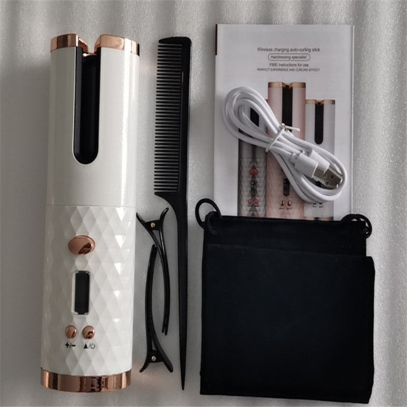 Curling Iron USB Wireless Multifunctional Charging Curler - Heritage cosmetics and beauty care