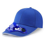 Sunscreen Solar Powered Fan Hat Summer Outdoor Sport Hats Sun Protection Cap With Solar Cool Fan Bicycling Climbing Baseball Cap - Heritage cosmetics and beauty care