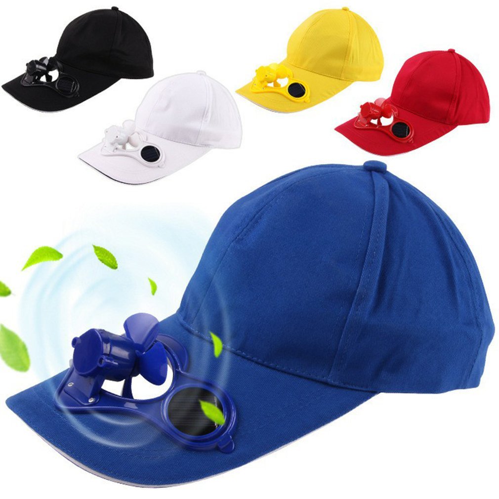 Sunscreen Solar Powered Fan Hat Summer Outdoor Sport Hats Sun Protection Cap With Solar Cool Fan Bicycling Climbing Baseball Cap - Heritage cosmetics and beauty care