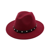 New Style Rivet Accessories Top Hat For Men and Women Woolen Hats - Heritage cosmetics and beauty care