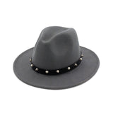 New Style Rivet Accessories Top Hat For Men and Women Woolen Hats - Heritage cosmetics and beauty care