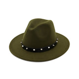 New Style Rivet Accessories Top Hat For Men and Women Woolen Hats - Heritage cosmetics and beauty care