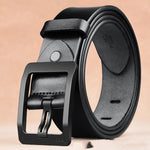 Two Layers Of Cowhide Belt For Men With Needle Buckle Belt - Heritage cosmetics and beauty care