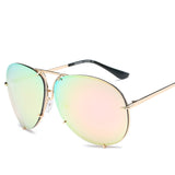 Color Film Sunglasses For Men And Women Big Frame Sunglasses - Heritage cosmetics and beauty care