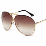 Color Film Sunglasses For Men And Women Big Frame Sunglasses - Heritage cosmetics and beauty care