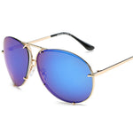 Color Film Sunglasses For Men And Women Big Frame Sunglasses - Heritage cosmetics and beauty care