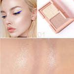 Two-Tone Delicate Natural Blush Highlighter Powder Repairing Palette - Heritage cosmetics and beauty care