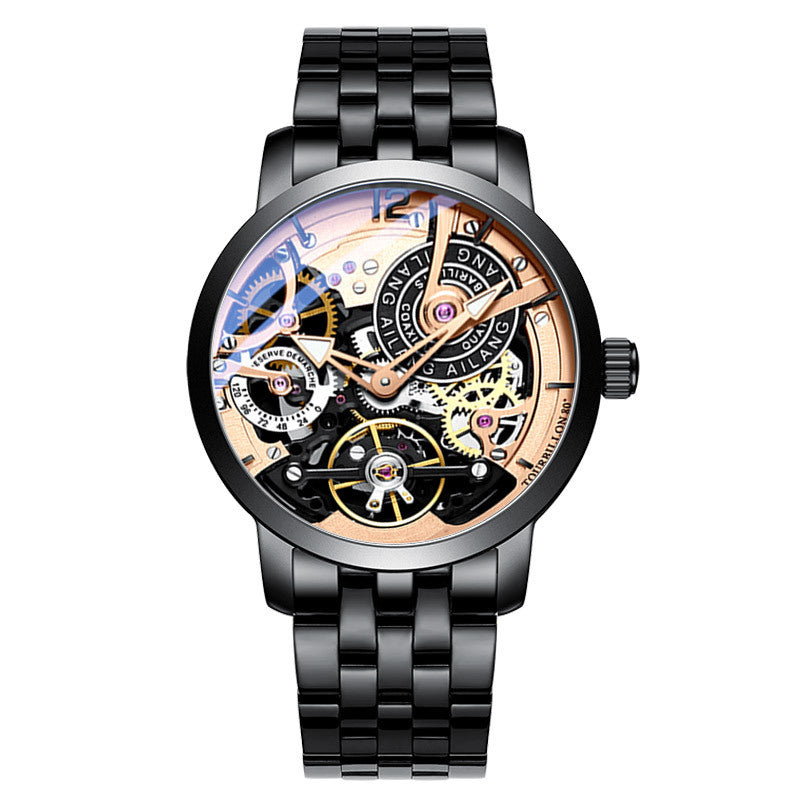 Watches Men's Mechanical Matches Automatic Hollow Waterproof - Heritage cosmetics and beauty care