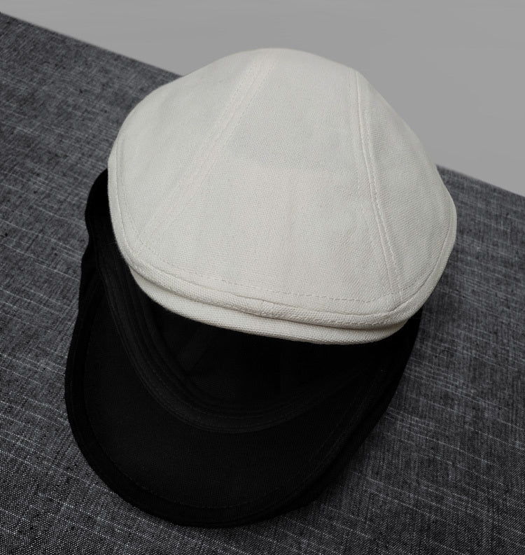 Thin, Comfortable, Pure Cotton, Japanese Retro Caps, Retro Literary And Artistic Small Fresh Berets, Forward Hats For Men And Women - Heritage cosmetics and beauty care