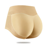 Women Middle Waist Sexy Pad Butt Lifter Hip Enhancer Fake Ass Mesh Underwear Push Up Panties Butt Body Shaper Seamless Buttocks - Heritage cosmetics and beauty care