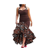 African Custom Summer Women's Party Dresses Heritage cosmetics and beauty care