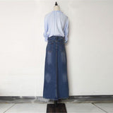 Wear Frayed Long Skirts Women's Long Skirts Denim Skirts - Heritage cosmetics and beauty care